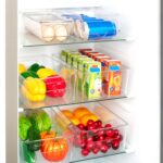 Kühlschrank Organizer 8er Set – BPA-freie Aufbewahrungsboxen mit Griffen, klar & vielseitig