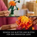 LEGO Chrysantheme 10368 – Kreatives Blumen-Bauset für Erwachsene & Dekoidee