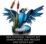 LEGO Icons Eisvogel – Deko-Vogel Bauset für Erwachsene, Büro & Zuhause (10331)