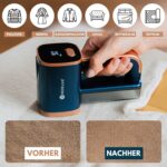 WiredLux Elektrischer Fusselrasierer – Wiederaufladbar mit LED & 3 Stufen, 6-Klingen, USB
