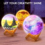 Klever Kits DIY Mondlampe – Kreatives Bastelset & Nachtlicht für Kinder 6–12 Jahre