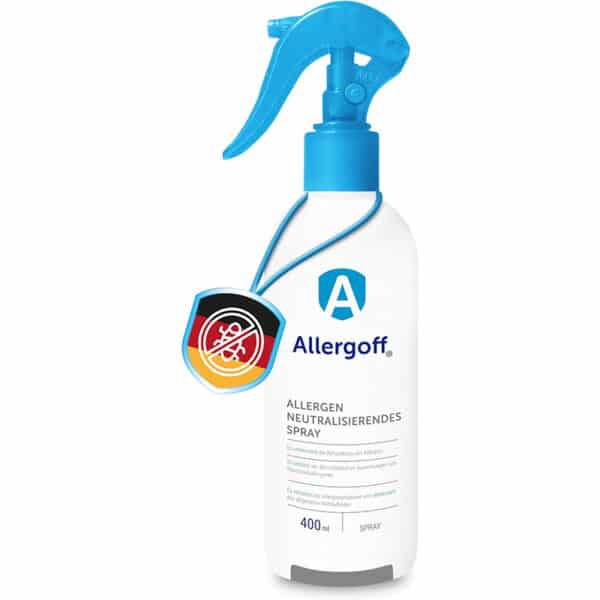 Allergoff Milbenspray 400 ml – giftfrei, allergikerfreundlich, 6 Monate Schutz