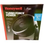 Honeywell TurboForce Tischventilator – Leise, 3 Stufen, 90° Neigung, Wandmontage – Schwarz
