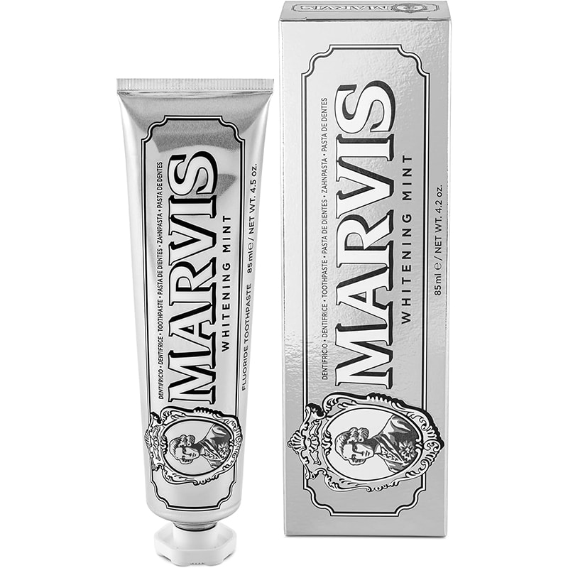 Marvis Whitening Mint – Weißere Zähne & Frische, 85 ml