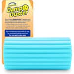 Scrub Daddy Damp Duster – Waschbarer Staubschwamm mit Rillen, antistatisch & vielseitig für Haushalt & Jalousien