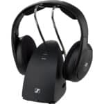 Sennheiser RS 120-W Funkkopfhörer – Klarer TV-Sound, 3 Klangmodi, 60 m Reichweite, mit Sender & Ladestation