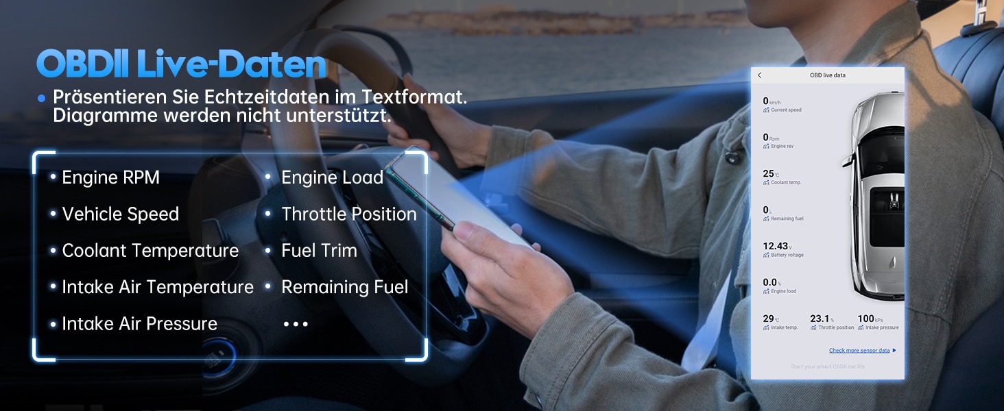 XTOOL AD20 Pro OBD2 Diagnosegerät – Auto Scanner mit DTC-Definition, Öl-Reset, 11 Sprachen, Spannungserkennung, lebenslange Updates, iOS & Android