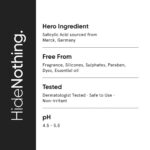 Minimalist Anti-Akne Cleanser - 2 % Salicylsäure, LHA & Zink - Sulfatfrei für fettige Haut, 100 ml