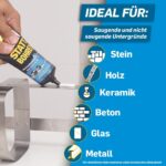 Pattex Montagekleber – Kleben statt Bohren, wasserfest & stark haftend