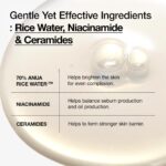ANUA Rice 70 Milky Toner | Glashaut & Glow mit Reiswasser & Niacinamid | 250 ml