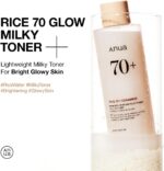ANUA Rice 70 Milky Toner | Glashaut & Glow mit Reiswasser & Niacinamid | 250 ml