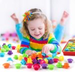 AMOSTING Steckspiel ab 2 – Farben lernen & Spass haben
