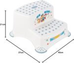 keeeper Paw Patrol Tritthocker Igor – 2-stufig & rutschfest, ab 3 Jahre, Weiß