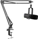 FIFINE XLR & USB Gaming Streaming Mikrofon mit Arm & Stummschaltung