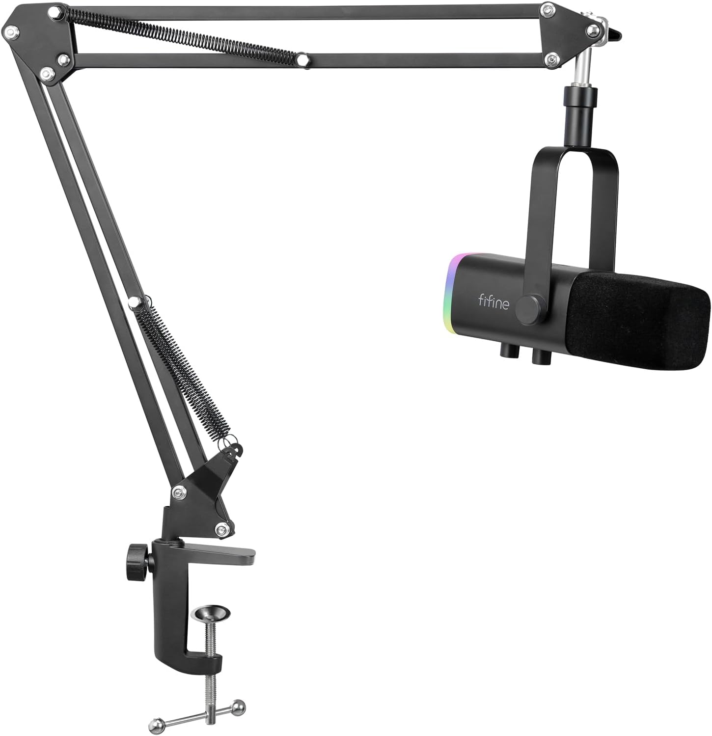 61Z1Y7-9GYL._AC_SL1500_.jpg FIFINE XLR & USB Gaming Streaming Mikrofon mit Arm & Stummschaltung – Bild 1