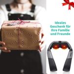 Medcursor 3D Shiatsu Nackenmassagegerät mit Wärme – Für Rücken, Schulter & Muskelentspannung Zuhause & im Auto