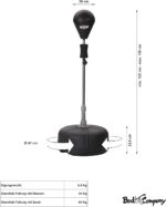Bad Company Punchingball mit Stand – Höhenverstellbar, inkl. Boxbirne – Bild 3