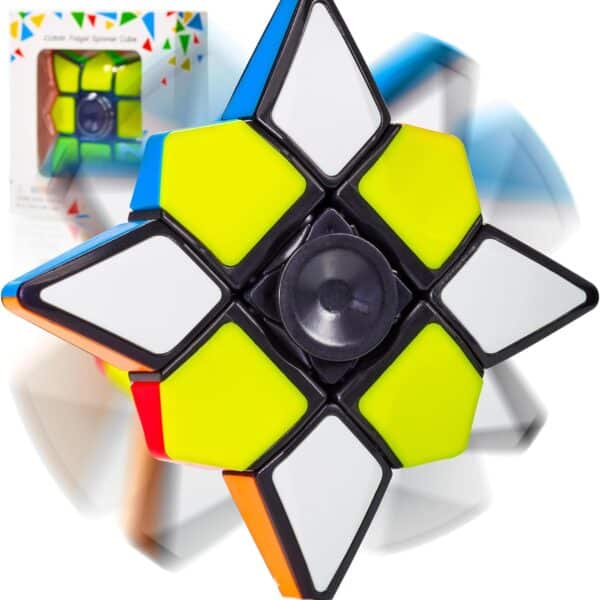 CUBIDI® Fidget Cube & Spinner – 2-in-1 Stresskiller für Kinder & Erwachsene