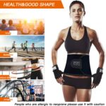 Baozun Sauna-Schwitzgürtel aus Neopren – Verstellbarer Fitness- & Bauchweggürtel
