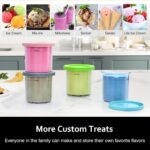 GoMaihe Creami Behälter 4er-Set – Zubehör für Ninja NC301/NC300, BPA-frei & auslaufsicher