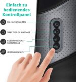 Medcursor 3D Shiatsu Nackenmassagegerät mit Wärme – Für Rücken, Schulter & Muskelentspannung Zuhause & im Auto
