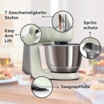 Bosch MUM Serie 4 Küchenmaschine – 1000 W, 3,9 L Schüssel, Mixer, Rührwerk & Schnitzler – Bild 3