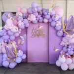 Frigg Ballongirlande mit Schmetterlingen – Deko-Set für Party, Babyshower & Hochzeit
