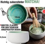 ORIGEENS Matcha Set – Bio Matcha aus Japan, Keramik-Schale & Bambusbesen