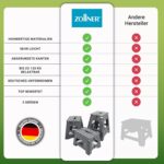 ZOLLNER Faltbarer Tritthocker – Leicht, rutschfest & bis 120 kg belastbar