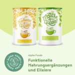 Alpha Foods Matcha Pulver – Zeremonieller Matcha mit Kokos-, Weizen- & Gerstengras (210g)