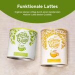 Alpha Foods Matcha Pulver – Zeremonieller Matcha mit Kokos-, Weizen- & Gerstengras (210g)