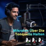 FIFINE XLR & USB Gaming Streaming Mikrofon mit Arm & Stummschaltung – Bild 5