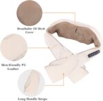 Nackenmassagegerät Shiatsu Massagegerät Schulter Nacken mit Wärme - Elektrisch Massagekissen mit 3D-Rotation Massage