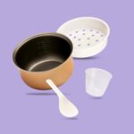 REISHUNGER Reiskocher & Dampfgarer mit Keramikbeschichtung – Starterset mit Zubehör – Bild 2