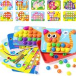 AMOSTING Steckspiel ab 2 – Farben lernen & Spass haben