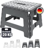 ZOLLNER Faltbarer Tritthocker – Leicht, rutschfest & bis 120 kg belastbar