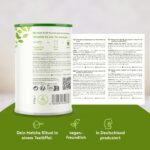 Alpha Foods Matcha Pulver – Zeremonieller Matcha mit Kokos-, Weizen- & Gerstengras (210g)