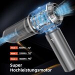 NVKHG Kabelloser Handstaubsauger – 18.000 Pa Power für Auto, Haus & Tierhaare