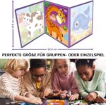QUOKKA Magnetspiel ab 2–5 Jahre – 36-tlg. Reise-Puzzle für Kinder mit Tieren, Dinos, Autos & Weltraum