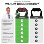 DONNERBERG® Kabelloses 4D Nackenmassagegerät mit Vibration & Akku