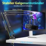 FIFINE XLR & USB Gaming Streaming Mikrofon mit Arm & Stummschaltung – Bild 8