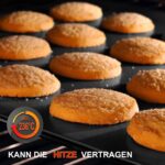 NutriChef Backblech-Set – Antihaft & stapelbar, ofen- & spülmaschinenfest, ohne Schadstoffe