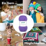 Gründl Lisa Premium Wolle – 10x50g, 100 % Polyacryl, weich & pflegeleicht, zum Häkeln & Stricken, NS 3,5–4,5