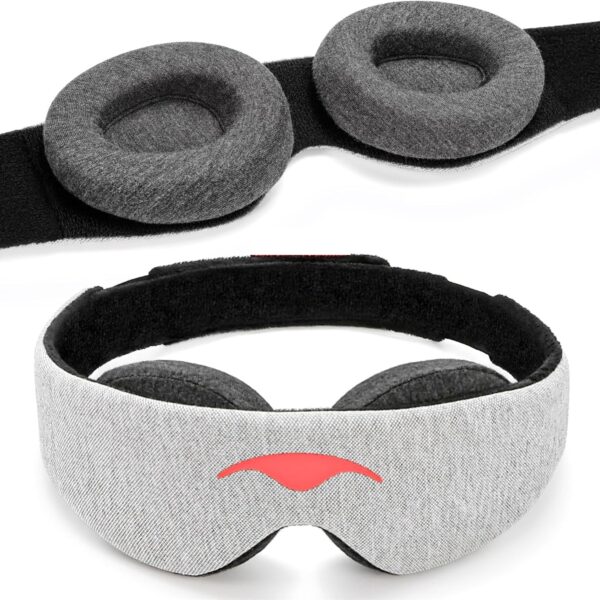 Manta Sleep Maske – 100 % Dunkelheit & null Druck für tiefen Schlaf