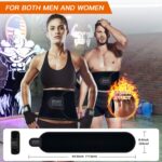 Baozun Sauna-Schwitzgürtel aus Neopren – Verstellbarer Fitness- & Bauchweggürtel