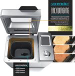 Arendo Brotbackautomat – 25 Programme, Zutatenfach, Joghurtfunktion, 1 kg, BPA-frei