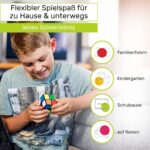CUBIDI® Zauberwürfel mit Carbon-Stickern – Speed Cube für Anfänger & Profis