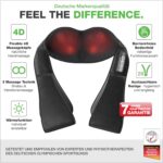 DONNERBERG® Shiatsu Massagegerät – Nacken & Schulter, mit Wärme & Vibration