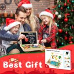 Jojoin Magnetisches Holzpuzzle mit Tafel – 110 Teile