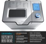 Arendo Brotbackautomat – 25 Programme, Zutatenfach, Joghurtfunktion, 1 kg, BPA-frei